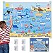 BONNYCO Felt Board for Toddlers with 107 Sea Animals Figures Montessori and Sensory Toys Birthday Gifts for Kids 38 Years Old Educational Games Learning Activities Christmas - Image 2