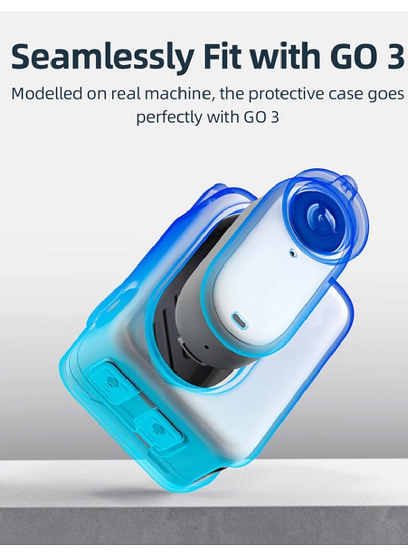 SYOSI Silicone Protective Case for Insta360 GO 3 Silicone Body Cover for Insta360 GO 3 Camera Action Shell Accessories - Image 2