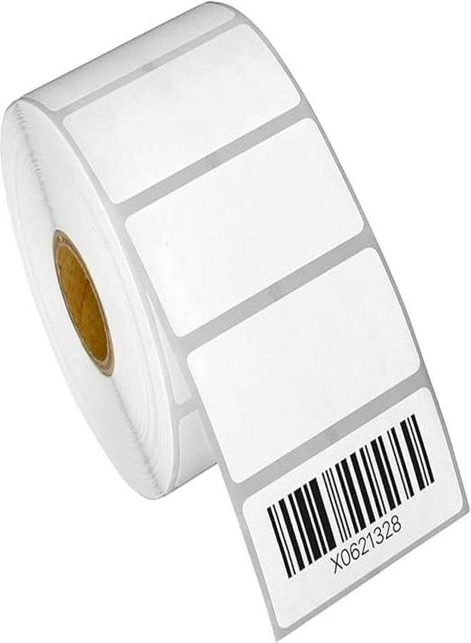 Sehgal Store 38x25 Direct Thermal Barcode Label Sticker - 1.5 x 1 Inches - 38mm x 25mm - 1000 Labels Per Roll 1UPs - White Self Adhesive Sticker for Printing Barcoding (Pack of (1) - Image 3