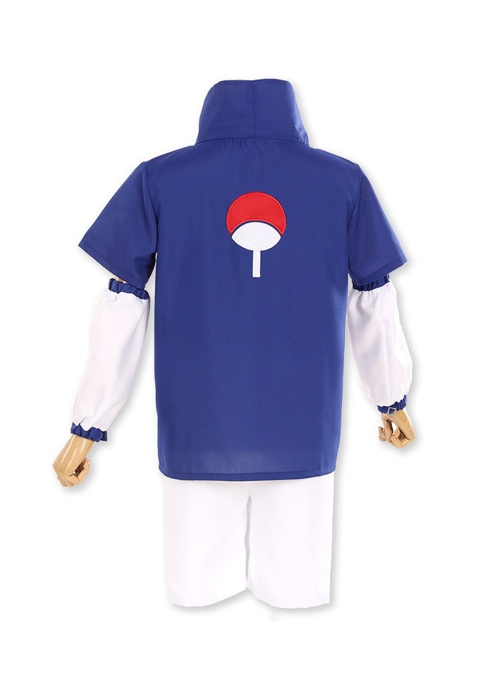 Naruto Uchiha Sasuke Costume  Cosplay Costume for Boys - Image 3