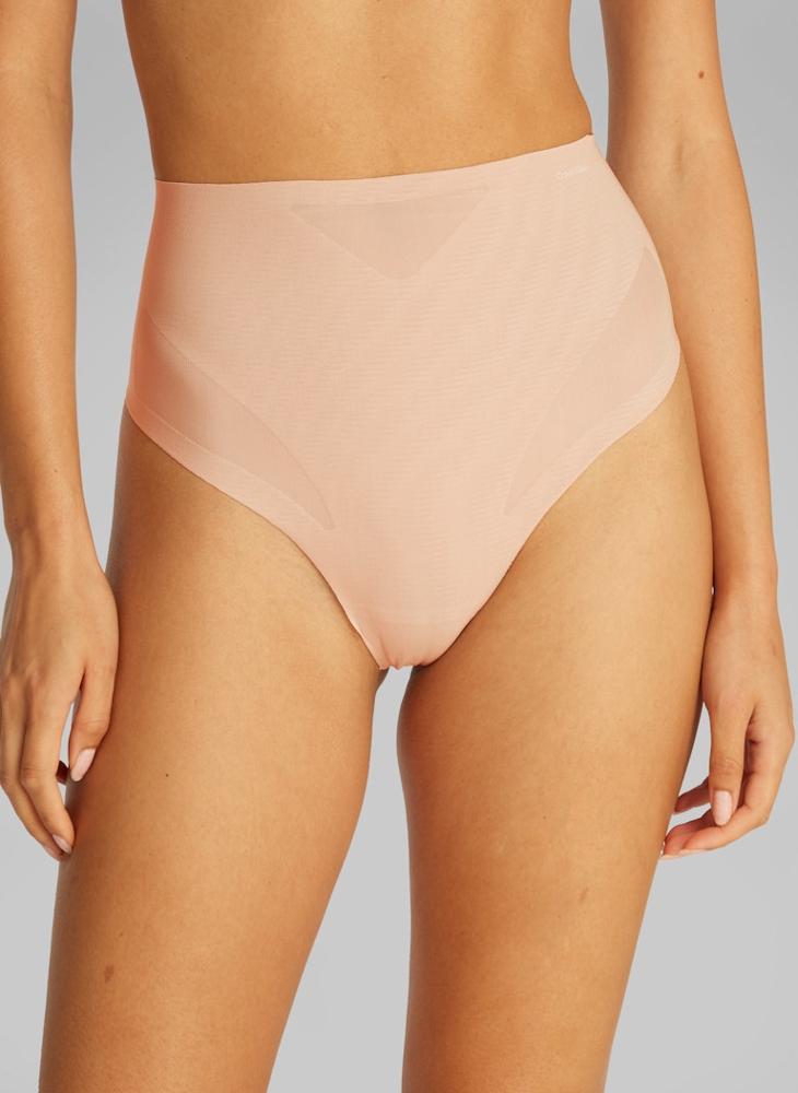 CALVIN KLEIN - Mesh Detailed Thong - Image 1