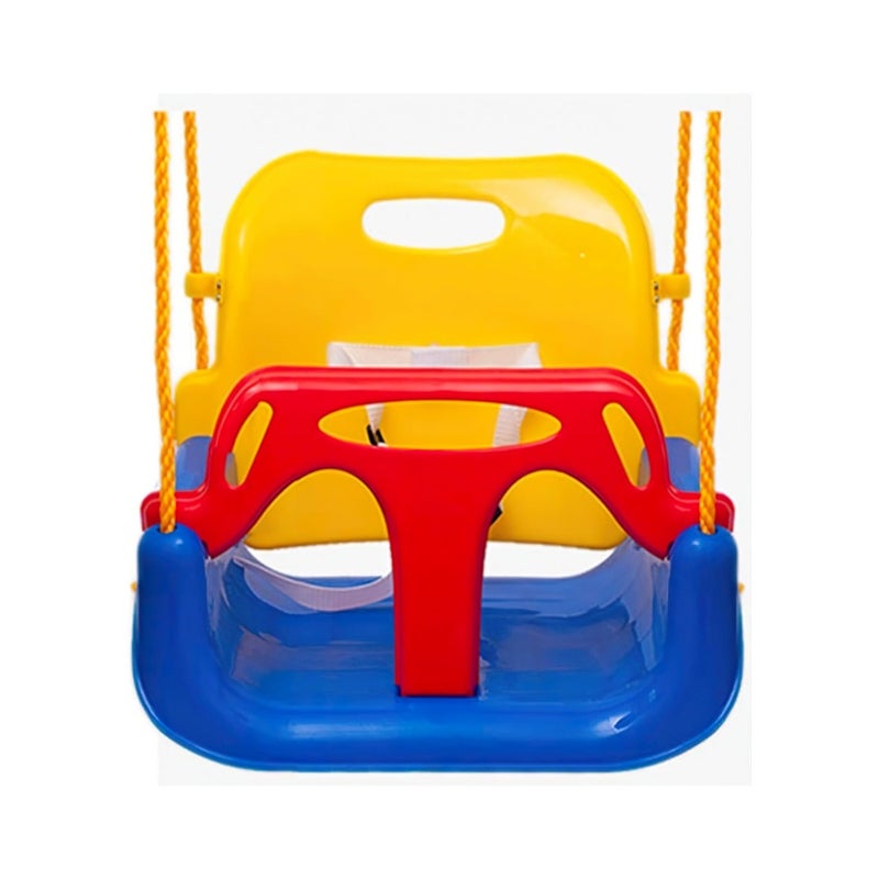 3-in-1 Toddler Swing Seat Baby Swing Outdoor Anti-Flip Snug and Secure Detachable Infants to Teens Swing Seat for Indoor Outdoor Blue - Image 1