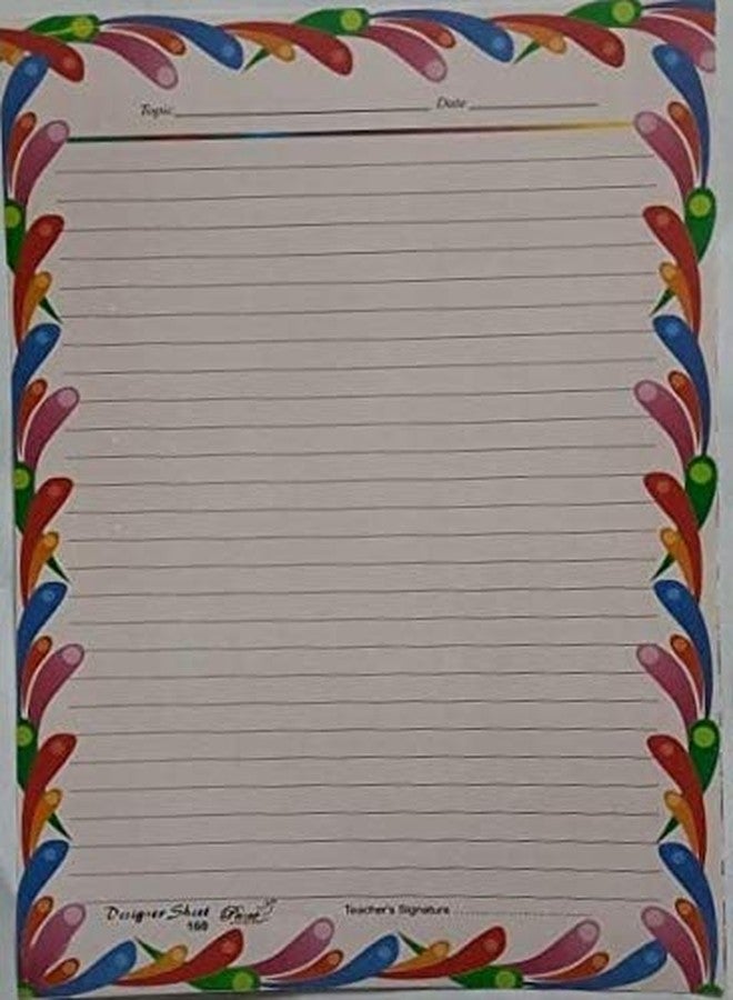 Peace A4 Project Sheet (Multicolour) - Pack of 100 Sheets - Image 3