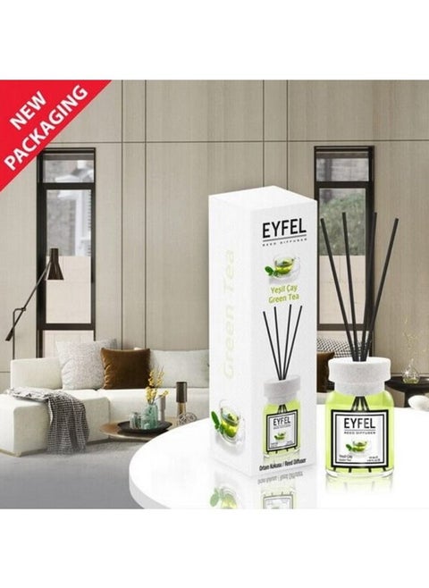 Eyfel Reed Diffuser Green Tea Room Air Freshener 120ml