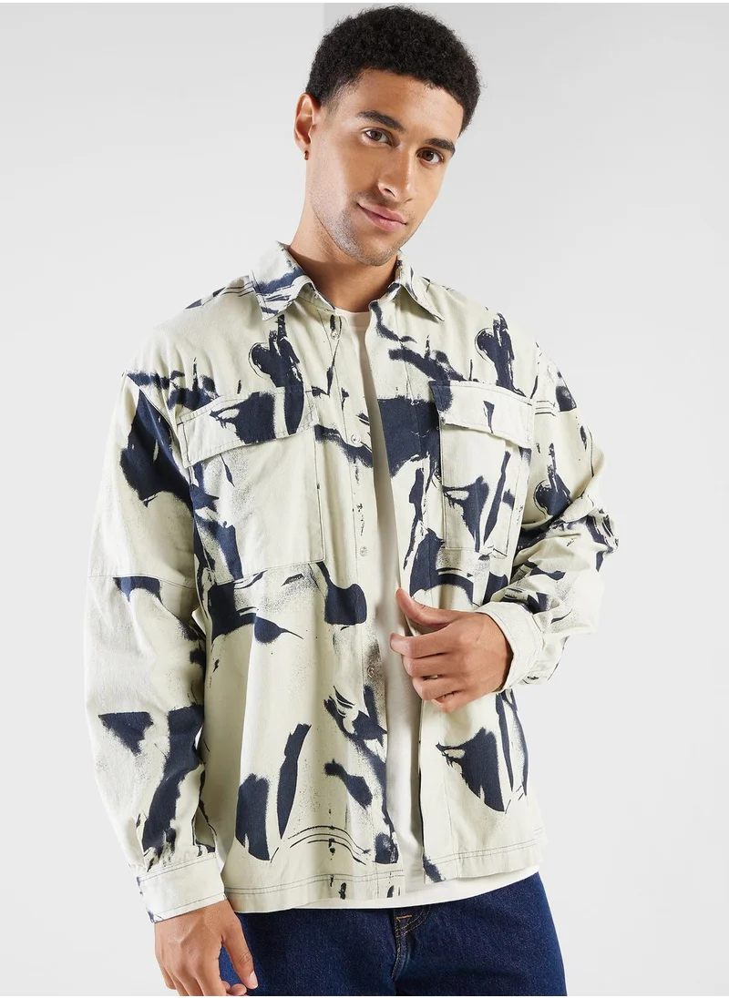 Edwin Winter Landscape Shirt Ls