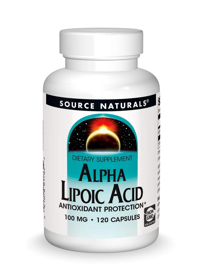 Source Naturals Alpha Lipoic Acid 100 Mg Supports Healthy Sugar Metabolism Liver Function & Energy Generation 120 Capsules - Image 2