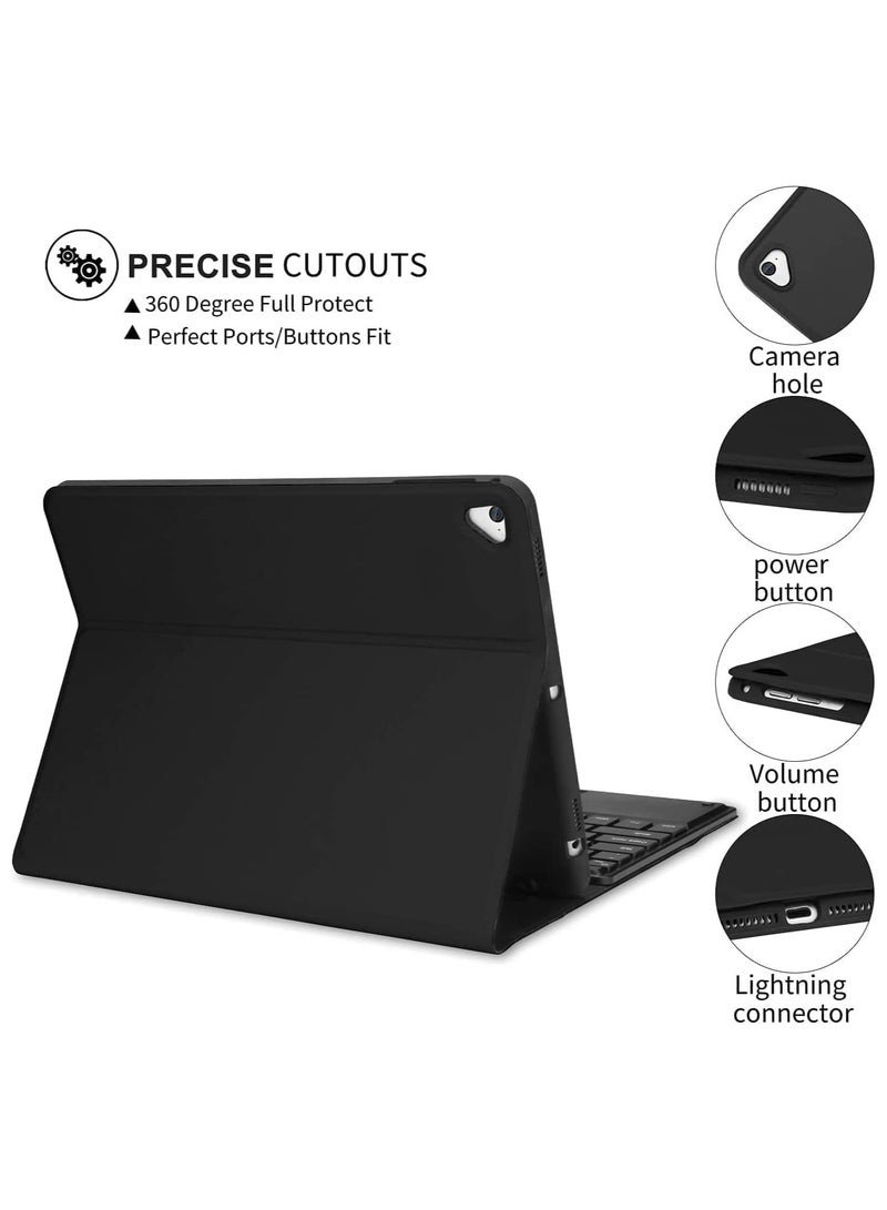 9th Generation Keyboard Case (2021)- 10.2 Case with Keyboard for 8th & 7th Gen/Pro10.5 WX Black - Image 2