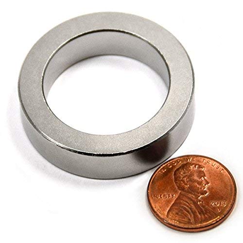 CMS Magnetics Super Strong Neodymium Magnets Ring N45 112OD x 1065 ID x 38 Rare Earth Ring Magnet Science Projects School and Magnetism Education - Image 3
