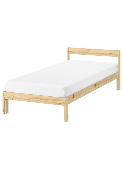 Bed Frame Pine/Luröy 90X200 Cm