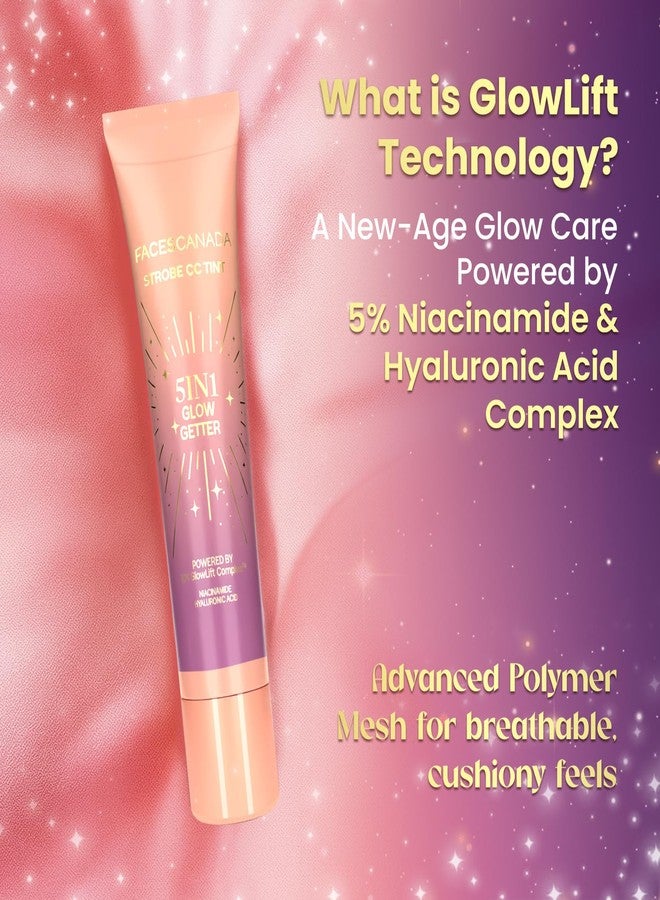 Facescanada FACES CANADA Tint & Pout Duo 2 - Comfy Matte Wow Liquid Lipstick - Choco Couture 01, 3.8ml + Strobe CC Tint Mini - Sunset Glaze 02, 18ml | Highly Pigmented | Radiant Dewy Glass Skin Glow | Long Lasting | For Light to Medium Skin - Image 2