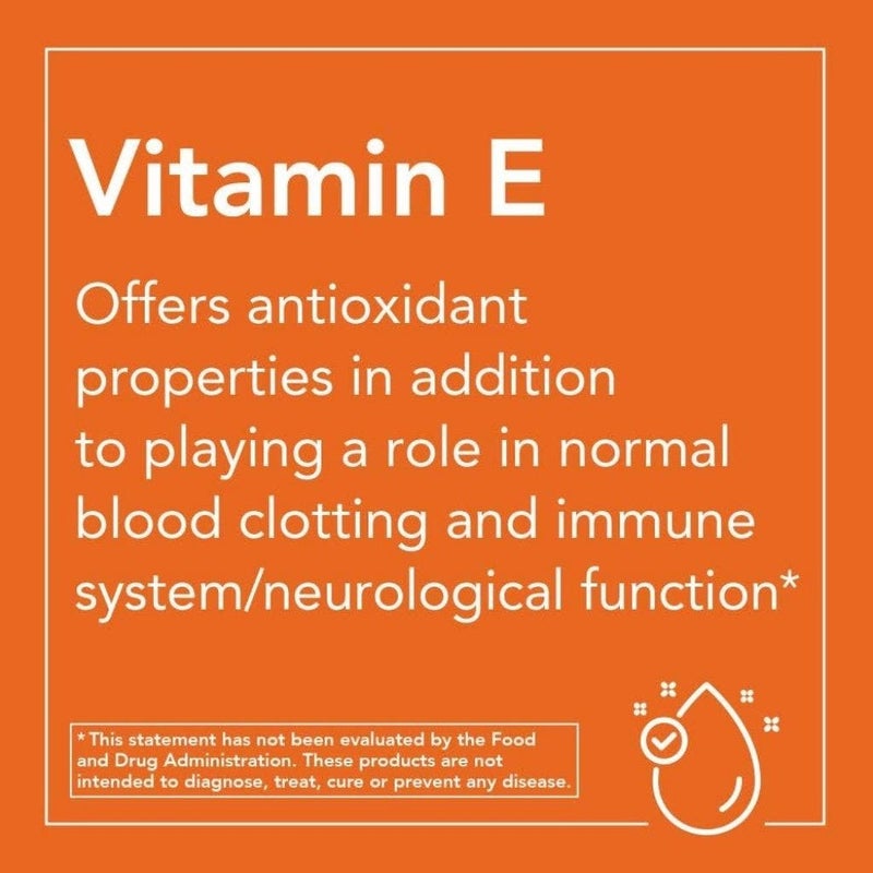 Now E-400 Vitamin E 400IU Antioxidant Softgel For Immune & Heart Support, Pack of 50's - Image 4