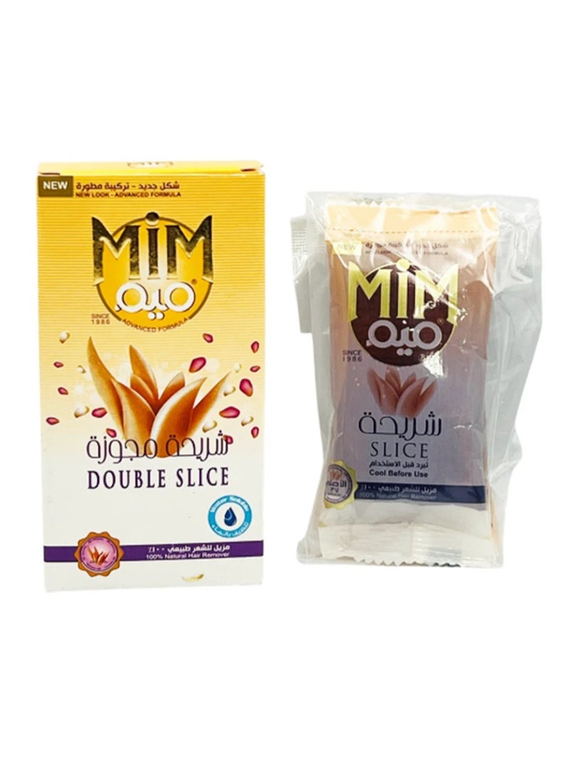 MIM Ask An Expert MIM 100% Natural Sugar Hair Removal Slice (Exfoliating, Chemical-Free, Quick & Easy Hair Removal 