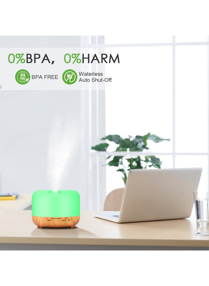 7-Colour LED Light Lamp Aroma Diffuser Essential Oil Air Humidifier 500ml  - Image 5