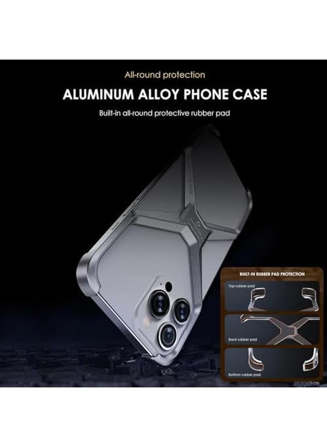 إيروريكس جراب بدون إطار لهاتف Iphone 15 Pro Max جراب من الألومنيوم الفضائي، جراب iPhone بسيط، جراب تبديد الحرارة، جراب معدني لهاتف iPhone، جراب هاتف بدون إطار، جراب iPhone خفيف الوزن، جراب iPhone نحيف - Image 2