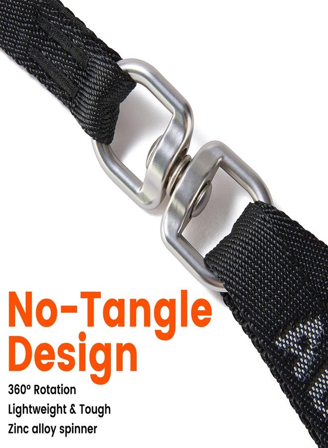 HOWGO Double Dog Leash, No Tangle 360° Swivel, Adjustable Two Padded Handles, Double Clip Dog Leash Coupler Splitter for 30~150 lbs Large and Medium Breeds (Green, 4/5'' x 4.8 FT, Std) - Image 5