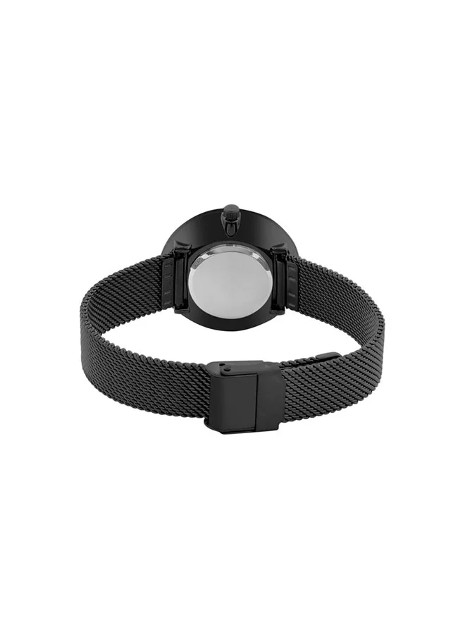 French Connection 35mm Women's Quartz Watch with Black Dial