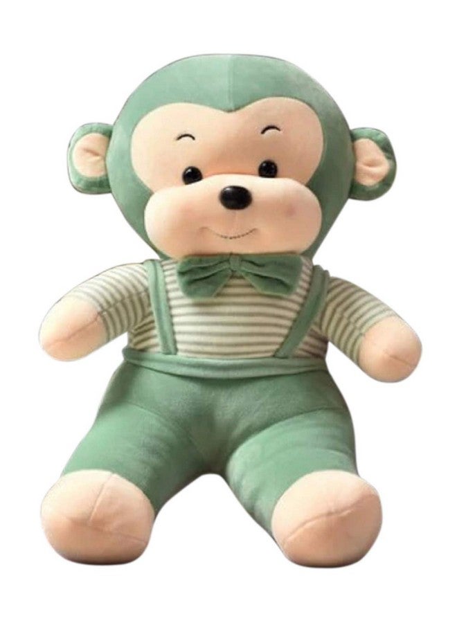 تيكلز لعبة محشوة ناعمة للغاية على شكل قرد أخضر من Tickles كهدية عيد ميلاد للأطفال (اللون: أخضر، المقاس: 32 سم) - Image 1