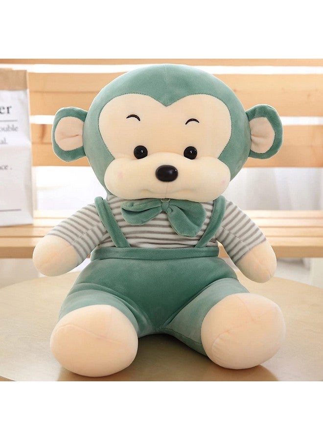 تيكلز لعبة محشوة ناعمة للغاية على شكل قرد أخضر من Tickles كهدية عيد ميلاد للأطفال (اللون: أخضر، المقاس: 32 سم) - Image 2