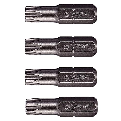 VEGA Industries VEGA T15 TORX Security Star Bits. Professional Grade ¼ Inch Hex Shank TORX T-15 S2 Steel 1" Security Star Bits. 125TT15A-4 (Pack of 4) - Image 5