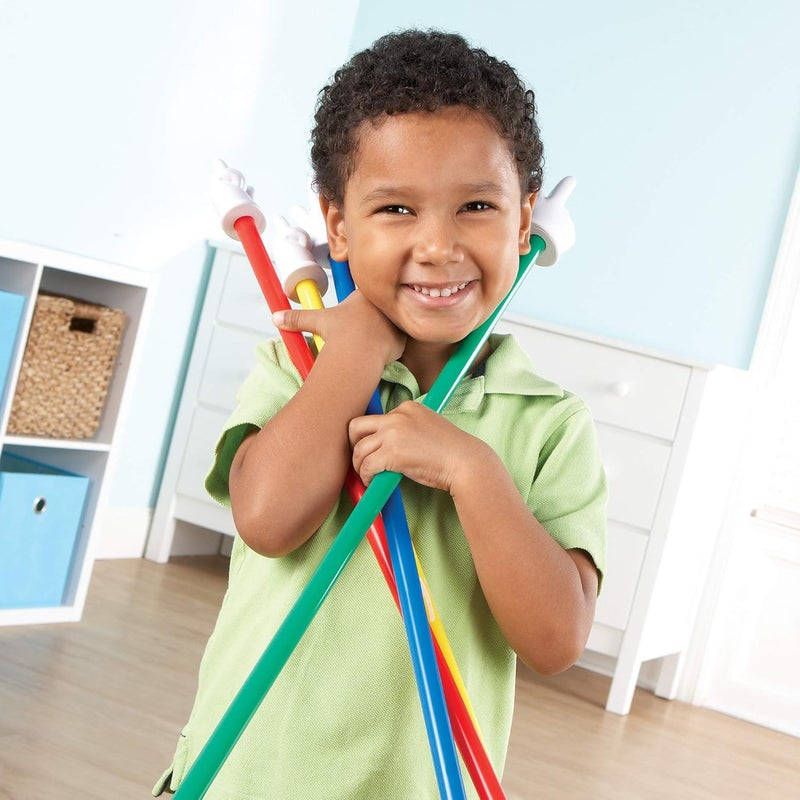 Learning Resources 24-Inch Hand Pointers Set of 3 - Colorful Classroom Presentation Tools for Teachers - Image 3