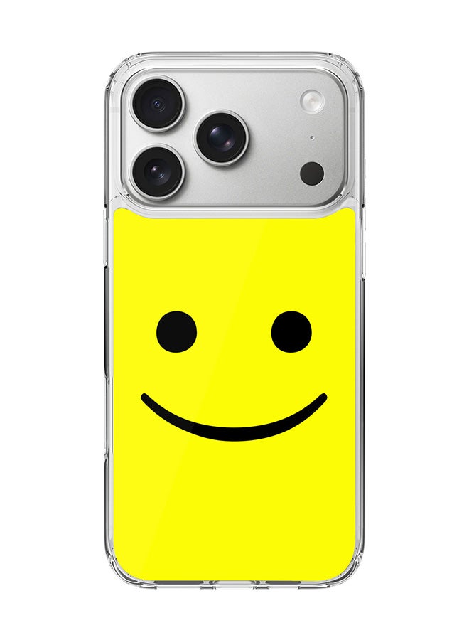 Stylizedd Classic Clear MagSafe Case for iPhone 17 Pro , Hybrid Soft Case Flexible Edges Anti Drop TPU PC Gel Thin Transparent Cover [ Designed for iPhone 17 Pro ] - Blimey Smiley