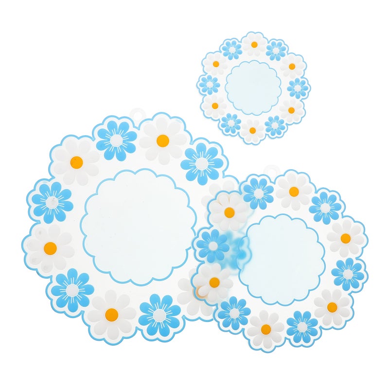 3Pcs Flower Hot Dish Holders Reusable Dish Pad Household Wok Wok Accessory - Image 1