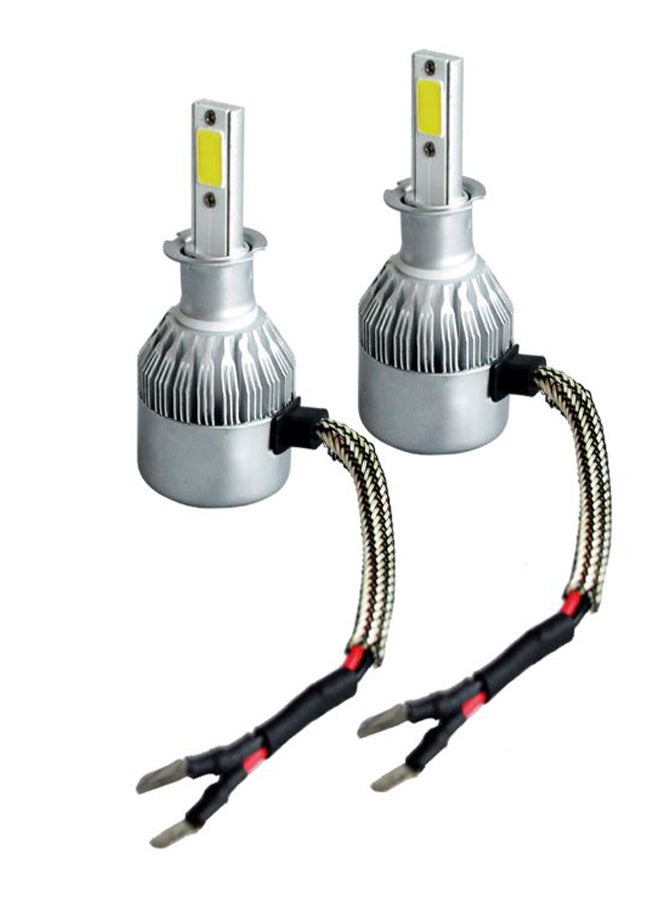 Loquat 2-Piece LED Headlight Driving Lamp Car Set