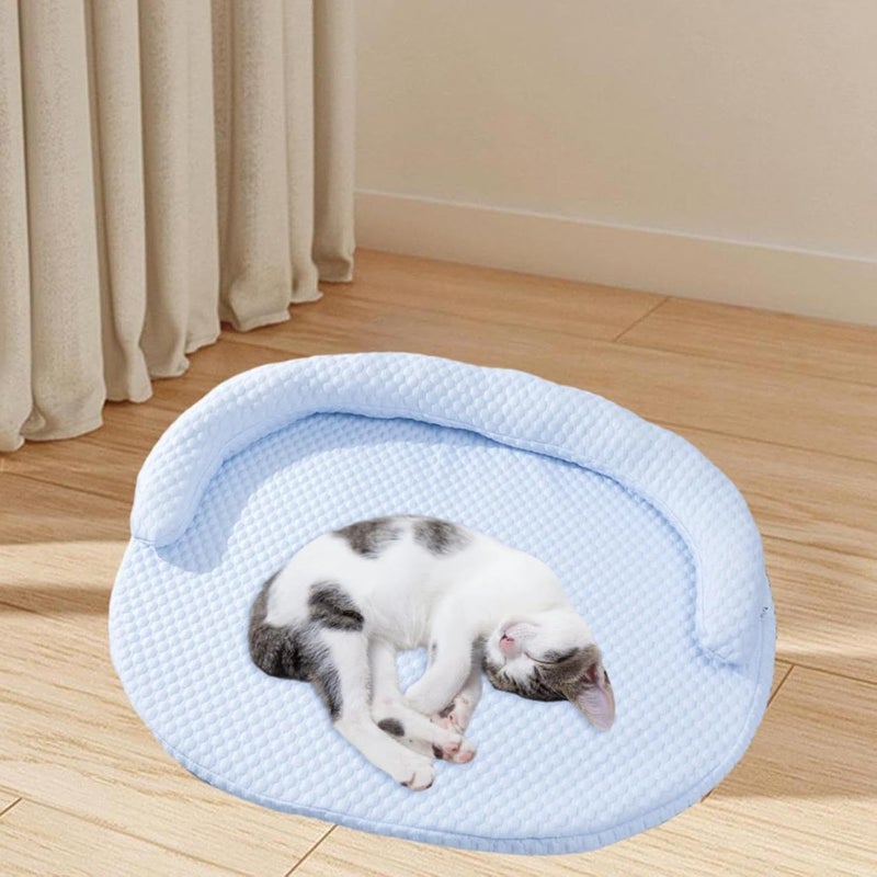 HouseVibe Dog Cooling Mat Pet Crate Pad Portable Lightweight Comfortable Outdoor Non Slip Ice Silk Pet Supplies- S - Image 3