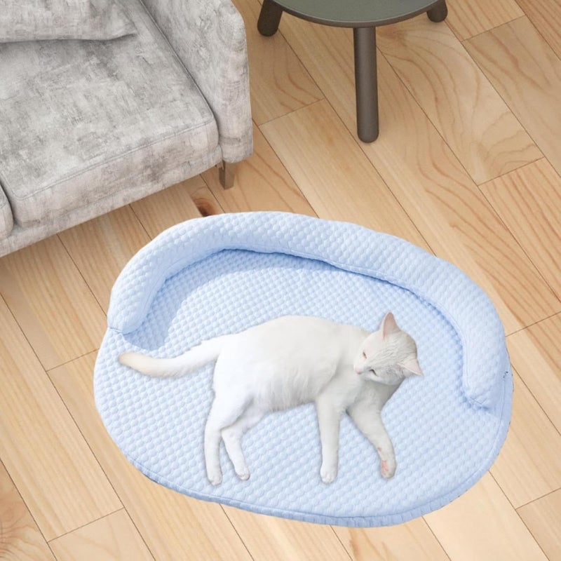 HouseVibe Dog Cooling Mat Pet Crate Pad Portable Lightweight Comfortable Outdoor Non Slip Ice Silk Pet Supplies- S - Image 2
