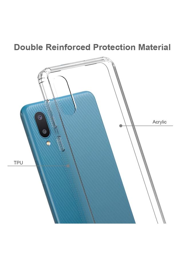 S-TOP Case For Samsung Galaxy A02 Shockproof Scratchproof TPU + Acrylic Protective Case - Image 5