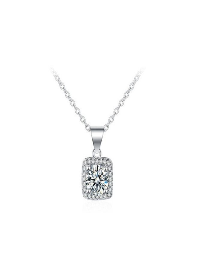 Satinior - Light luxury niche design sense full diamond girl necklace - Image 1