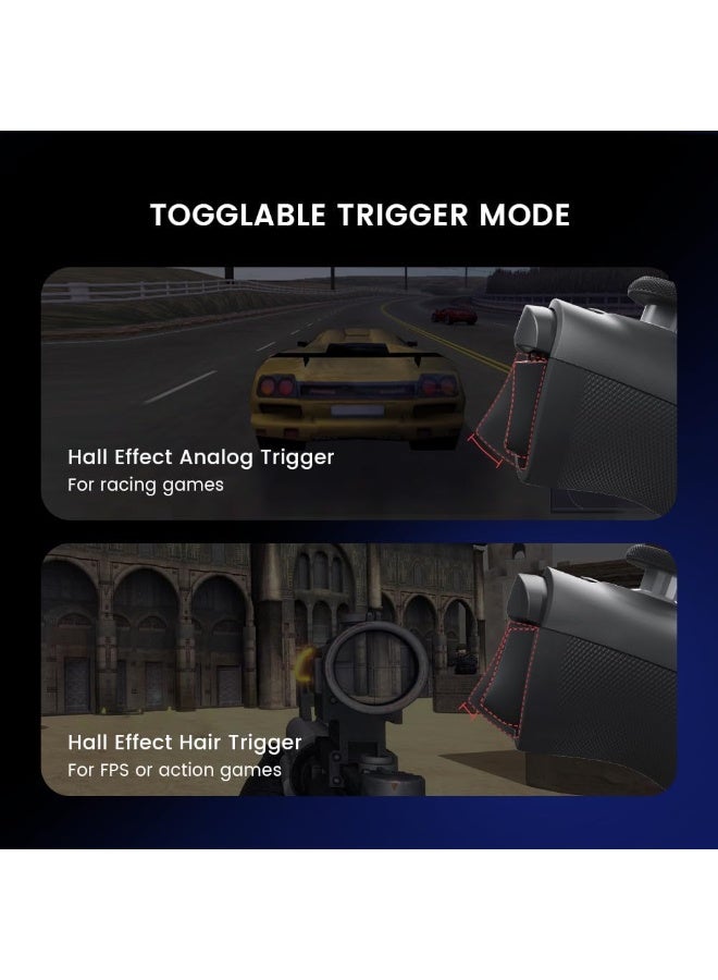 GameSir G8 Plus Bluetooth Mobile Game Controller for Switch  iOS  Android  Tablets, Wireless Gamepad with Hall Effect Joysticks/Hall Trigger, Play Minecraft, Genshin Impact, Call of Duty Mobile - Image 4