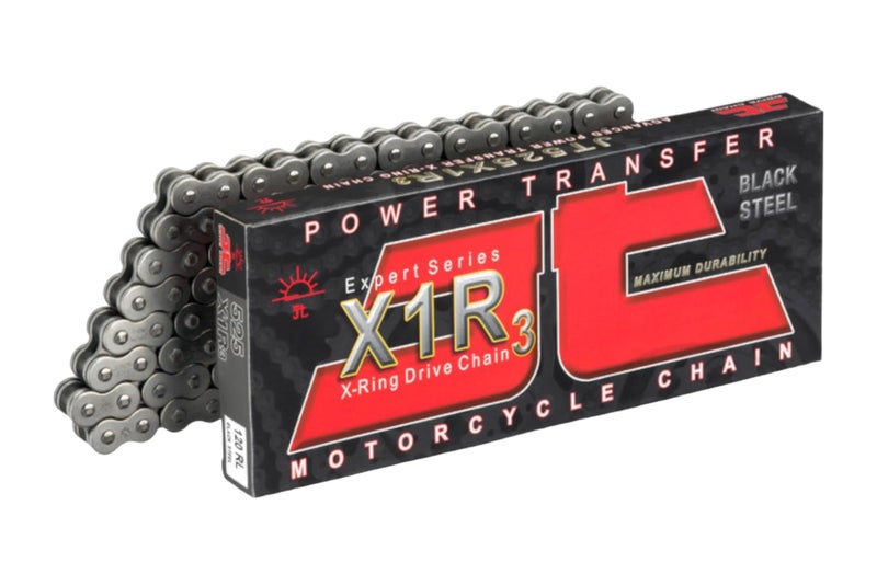 JT Chain JTC525X1R3114RL 525 Series Black Steel 114 Link Heavy Duty XRing Chain with Connecting Link