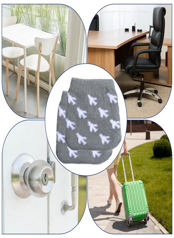 YQQYG مجموعة YQQYG من 8 أغطية لعجلات الأمتعة، تمنع اتساخ أرضية صندوق الأمتعة وتحافظ على نظافتها، حقيبة متعددة الاستخدامات - Image 5