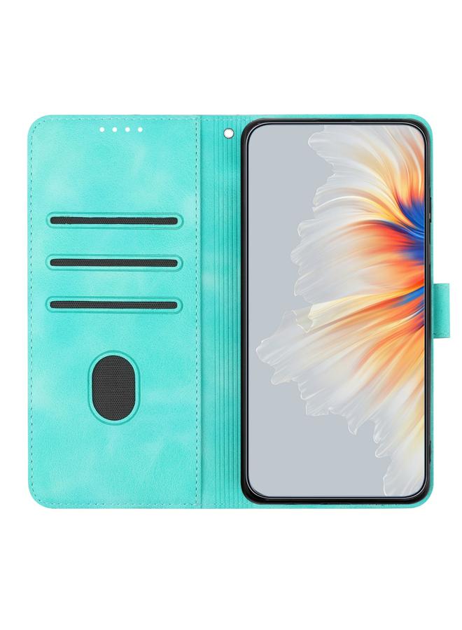 S-TOP Case For Samsung Galaxy A70 Heart Pattern Skin Feel Leather Phone Case - Image 4