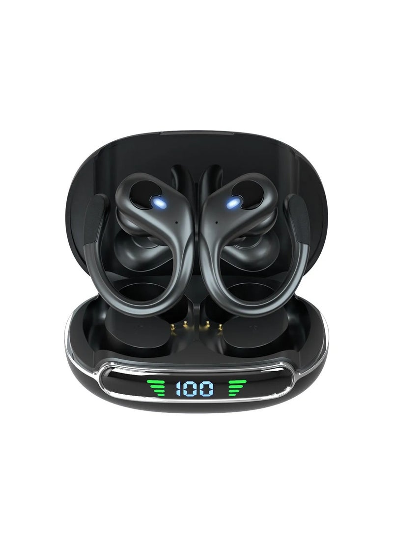 Generic - Waterproof Wireless Earbuds with Microphone and LED Display - Image 1