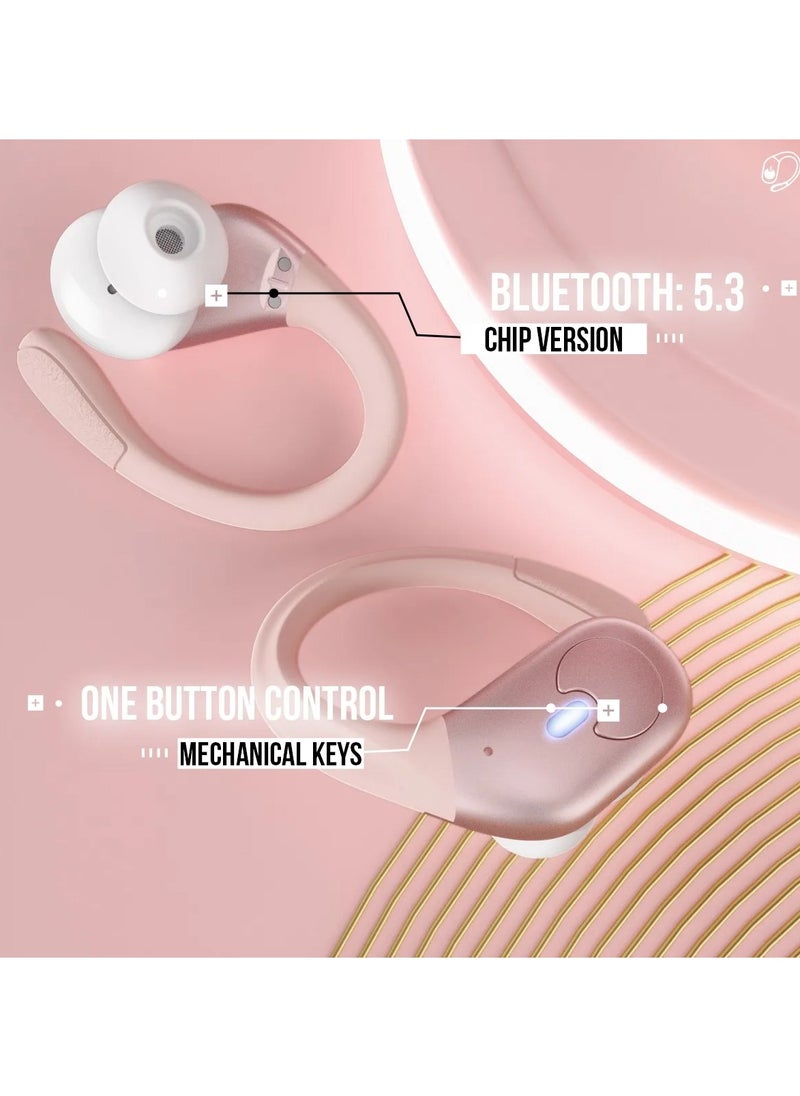 Generic - Waterproof Wireless Earbuds with Microphone and LED Display - Image 1