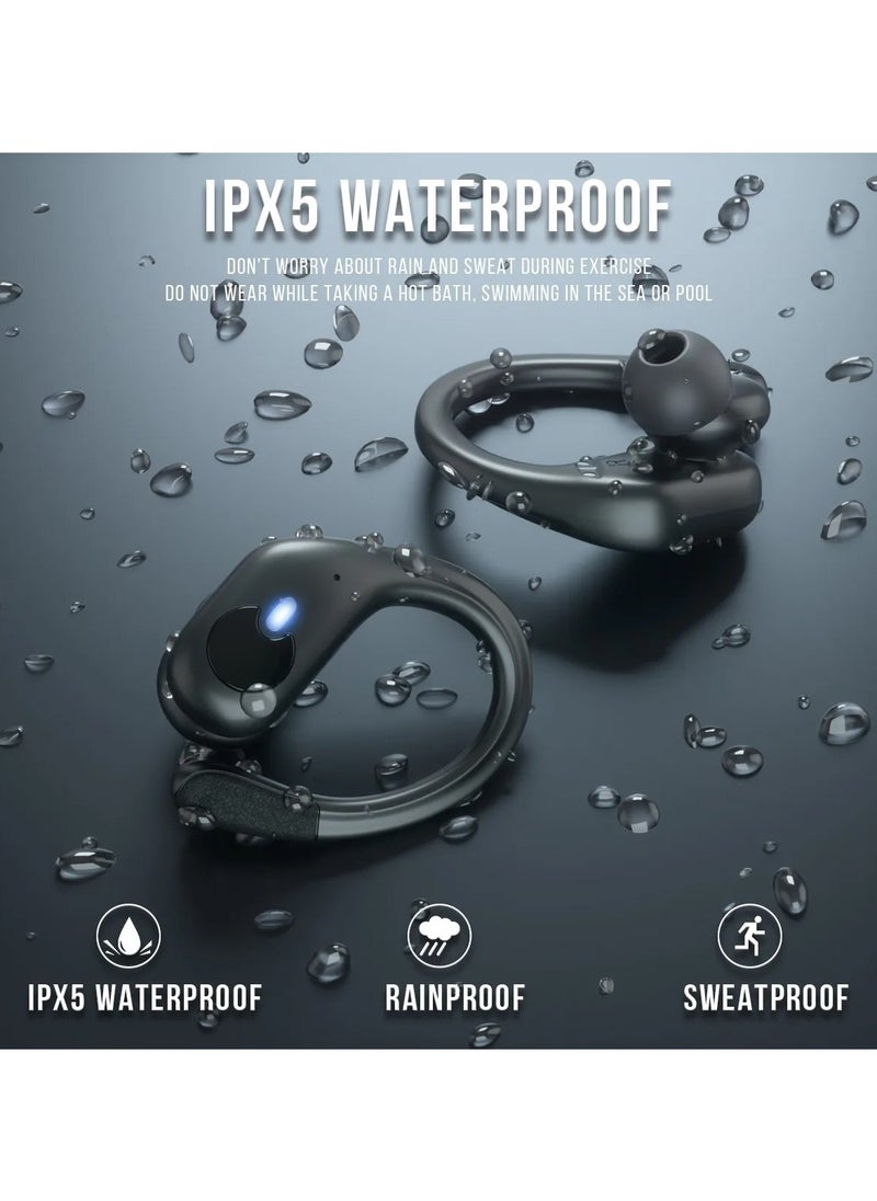 Generic - Waterproof Wireless Earbuds with Microphone and LED Display - Image 1
