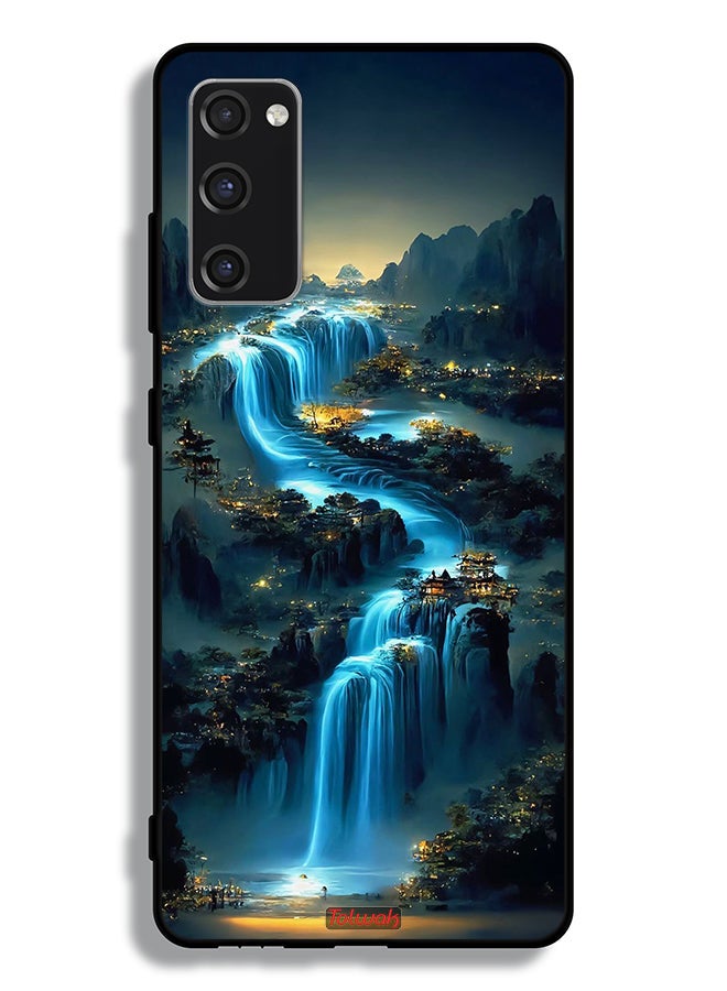 Tolwak غطاء واقي لهاتف سامسونج جالاكسي S20 FE بتصميم فن الشلالات - Image 2