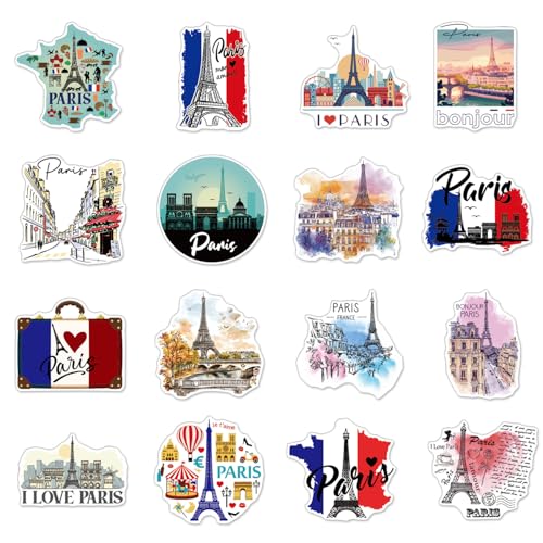 Paris Fridge Magnet Souvenirs Gifts Wxiben 16 Pcs City Travel Refrigerator Magnets French Eiffel Tower Fridge Magnetic Stickers for Home Office Kitchen Locker Traveler Tourist Paris Lovers Gift