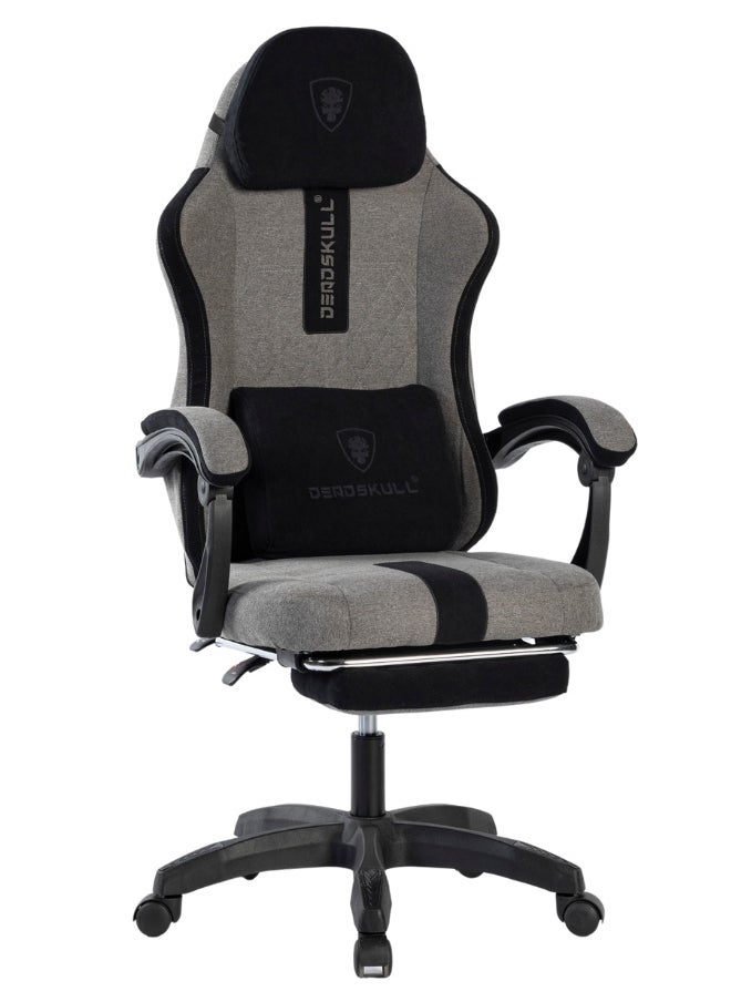 DEADSKULL Elite Gaming Chair  High-Back Comfort with Retractable Footrest & Ergonomic Support | Designed for eSports & Office Excellence DSS189  - Image 2