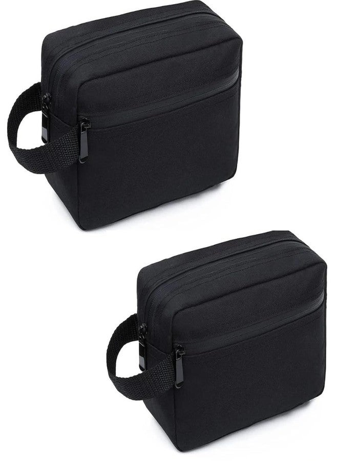 FUOCO Toiletry Bag for Men Women Packing Cubes Travel Organizer Pouch Water-Resistant Shaving Bag Medicine Pouch Cosmetics Brushes Tool Bag for Travelling Essentials Bags with Handle - Image 1