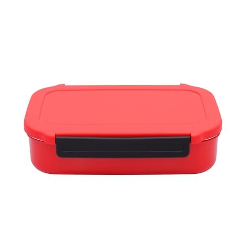 Jaypee Plus Insta Inner Stainless Steel Lunch Box for School Kids|Suitable for Office & Picnic |Spillproof with Silicon Seal |Food Grade | BPA Free, Red,900 ml - Image 1