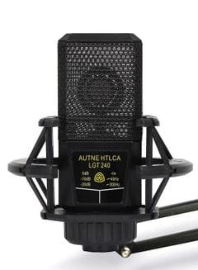 LGT240 Condenser Microphone Studio Cardioid Directional Audio Recording Mic for PC Computer Video Camera Camcorder Live Broadcast Dance Studio Recording. - Image 1