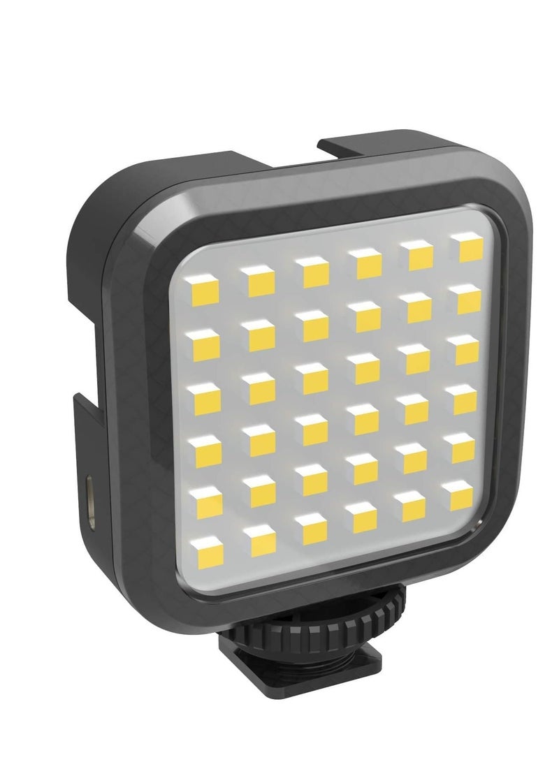 ELTRAZONE Vlogging LED Video Light + Microphone + Mobile Phone Holder + Hand Grip/Mini Tripod Compatible with Smartphones for TikTok, Youtube, Live Streaming and Meetings - Image 3