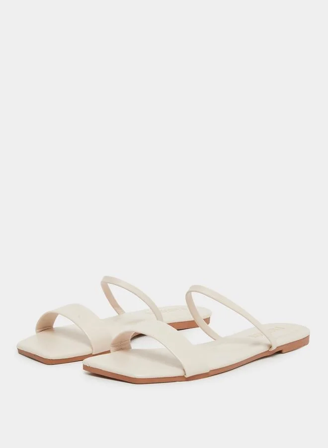 Take Two Take Two Women Beige Flat Sandals