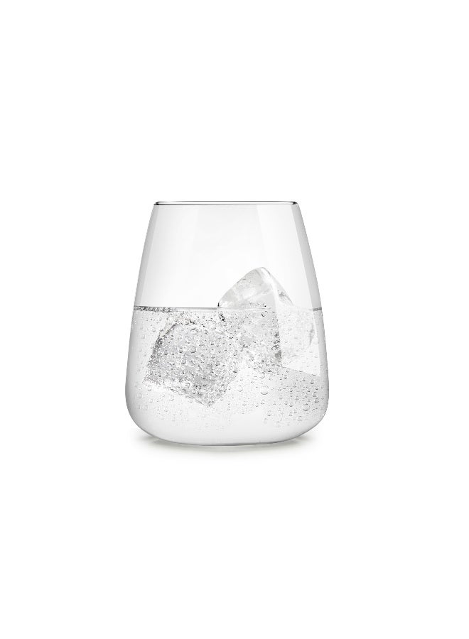 royal leerdam ROYAL LEERDAM 4-Piece Indigo Beverage Glass Set, 480ml, Premium Crystal Tumblers for Water, Juice, and Cocktails - Image 3