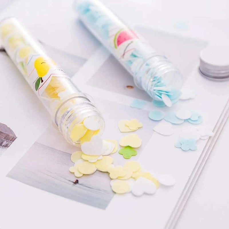 Elecsera Elecsera flower Design Tube Shape Bottle Paper Soap Clean Soft Bath For Travel Pack of 2 2 x 18 g  - Image 2