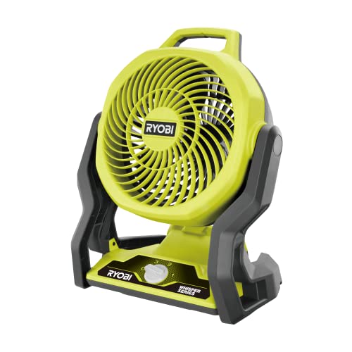 Ryobi مروحة ريوبي RF180 18V ONE اللاسلكية 3 سرعات هادئة أداة عارية هايبر جرين