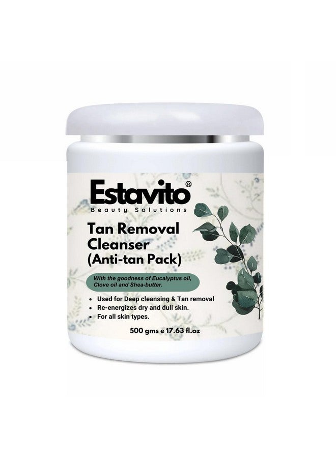 ESTAVITO Tan Removal Cleanser Deetan Face Pack 500Ml For All Skin Types For Sun Tan Scars Pigmentation Blemishes One Solution Anti Tan Pack